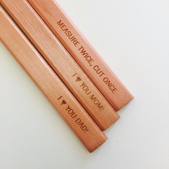 Personalized Carpenter Pencil